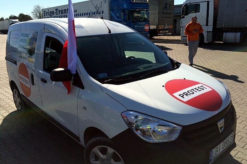 Protest przewoźników, 23 marca 2015