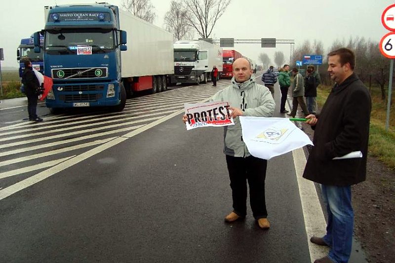 Protest w Koroszczynie, 5 grudnia 2008