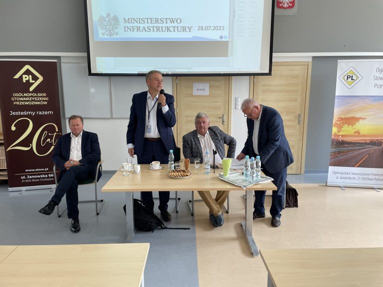 Konferencja w sprawie zezwoleń EKMT, 28 lipca 2021