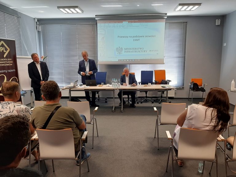 Konferencja w sprawie zezwoleń EKMT, 28 lipca 2021