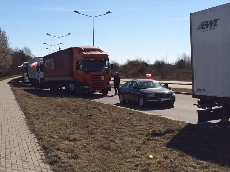 Protest przewoźników, 23 marca 2015