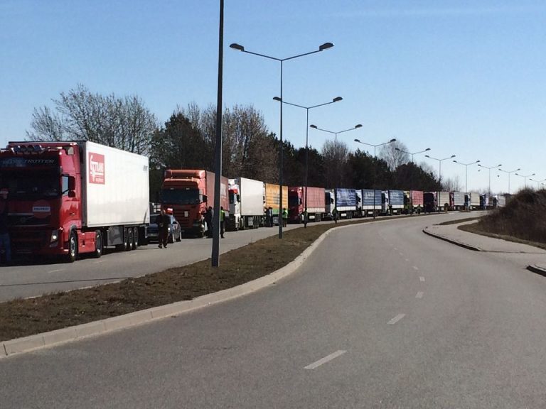 Protest przewoźników, 23 marca 2015