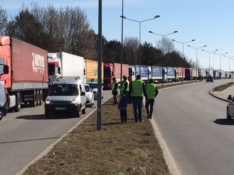 Protest przewoźników, 23 marca 2015