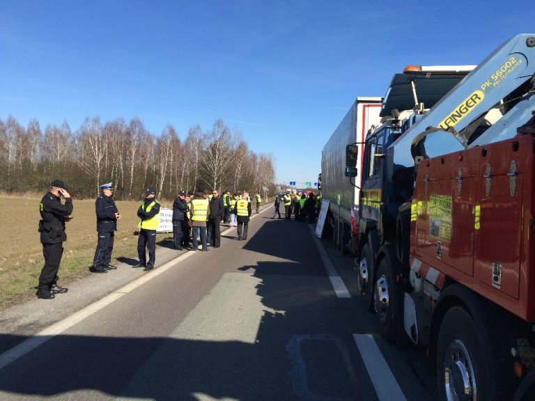 Protest przewoźników, 23 marca 2015