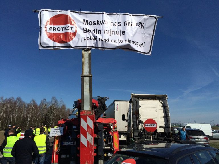 Protest przewoźników, 23 marca 2015