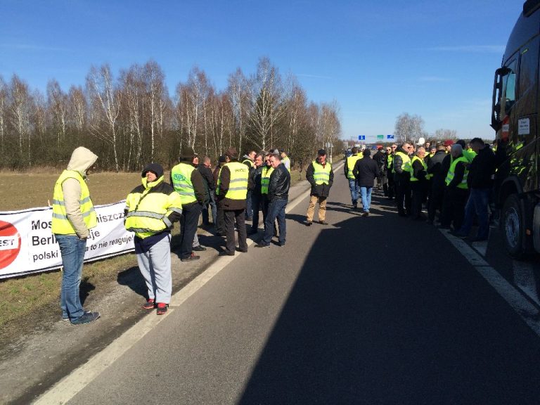 Protest przewoźników, 23 marca 2015