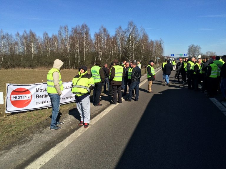 Protest przewoźników, 23 marca 2015
