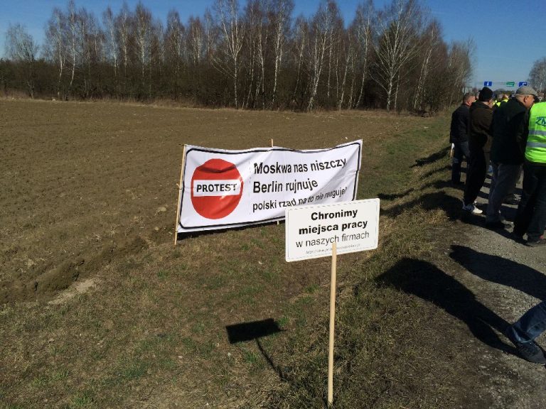 Protest przewoźników, 23 marca 2015