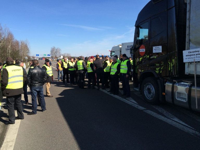 Protest przewoźników, 23 marca 2015