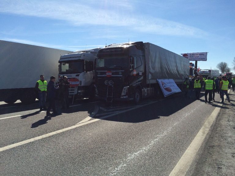 Protest przewoźników, 23 marca 2015