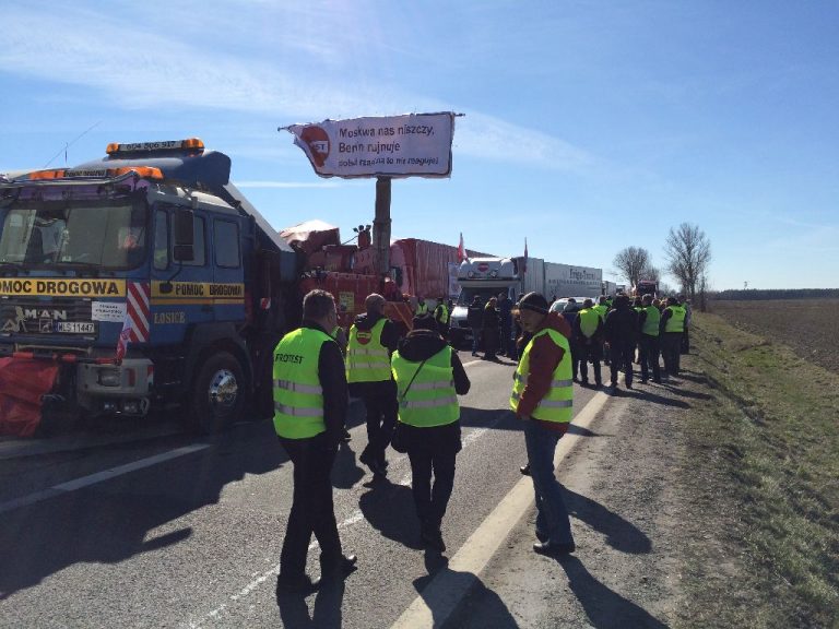 Protest przewoźników, 23 marca 2015