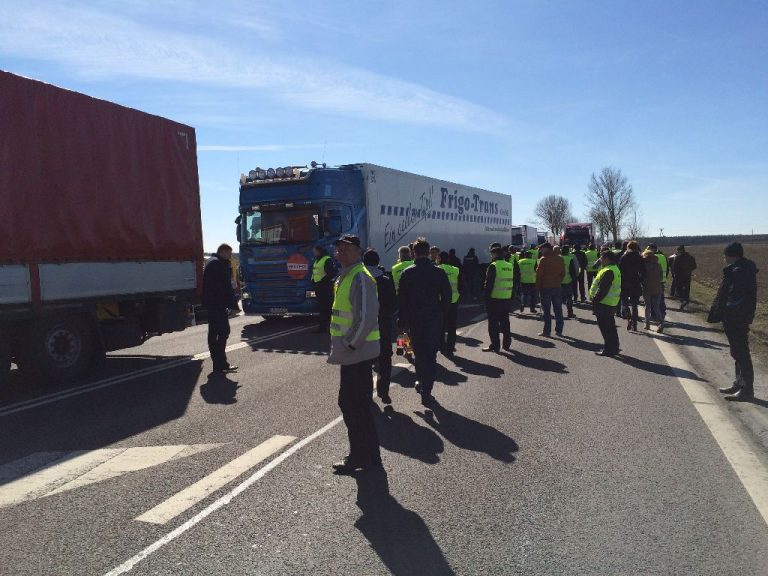 Protest przewoźników, 23 marca 2015