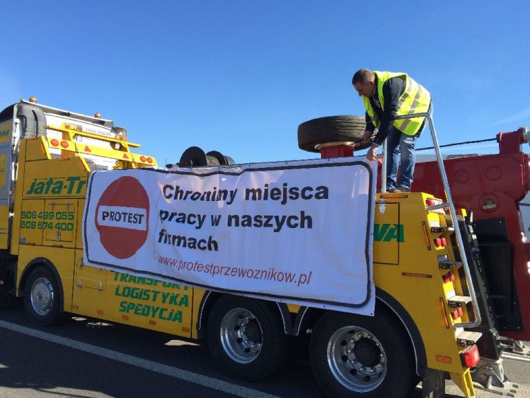 Protest przewoźników, 23 marca 2015