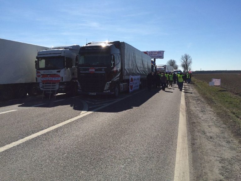 Protest przewoźników, 23 marca 2015