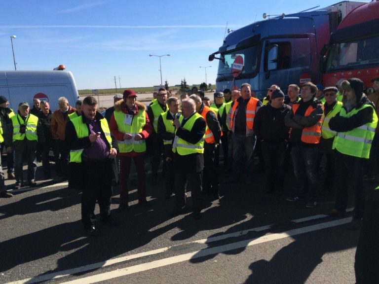 Protest przewoźników, 23 marca 2015
