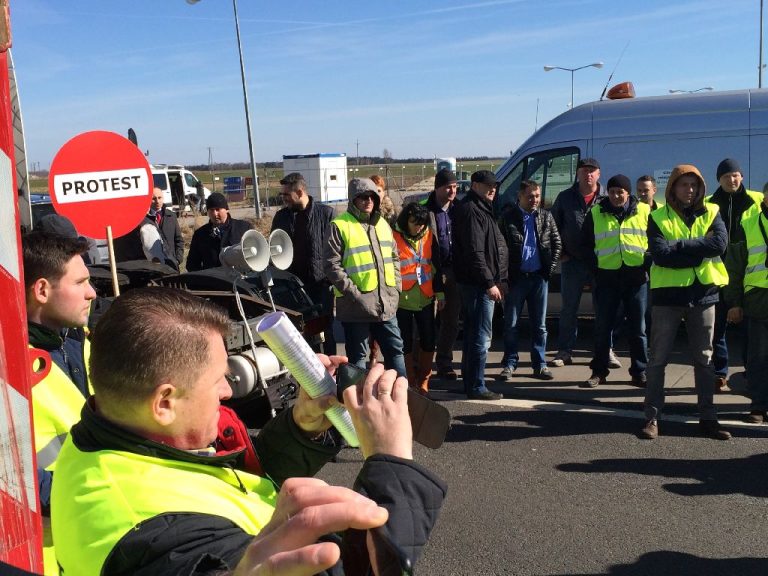 Protest przewoźników, 23 marca 2015