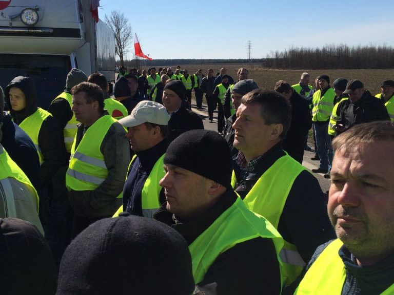 Protest przewoźników, 23 marca 2015