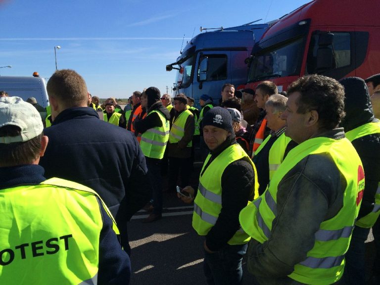 Protest przewoźników, 23 marca 2015