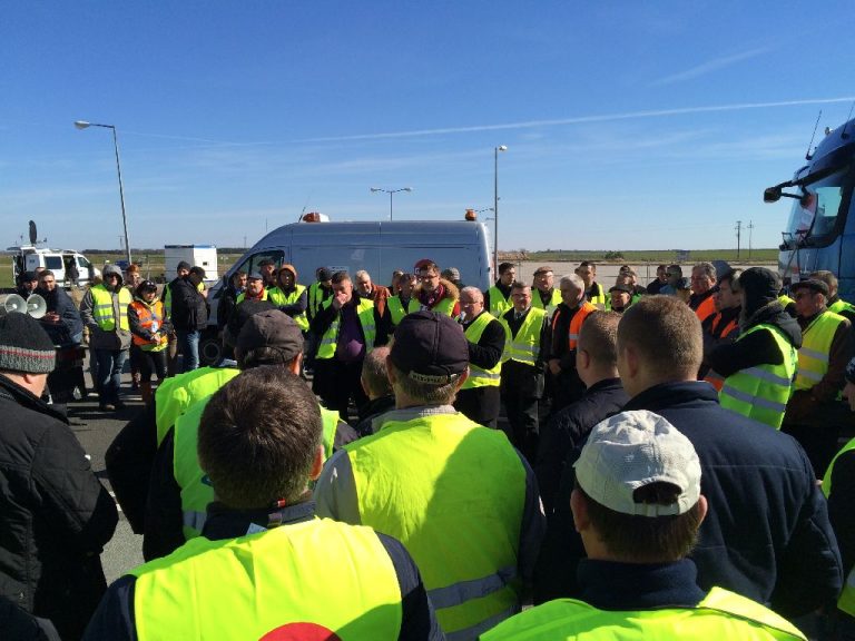 Protest przewoźników, 23 marca 2015